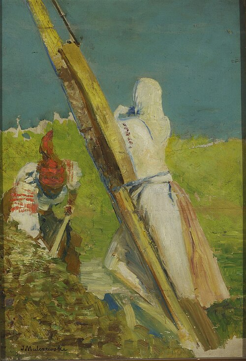 At the shadoof, 1901, Jacek Malczewski