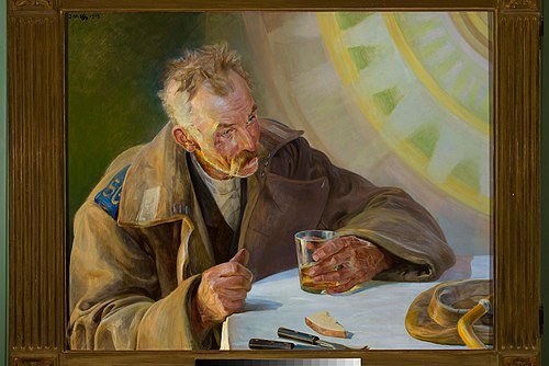 Exile – left section of the triptych, 1909, Jacek Malczewski