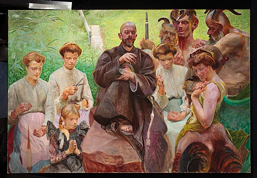 Saint Francis of Assisi, 1908, Jacek Malczewski