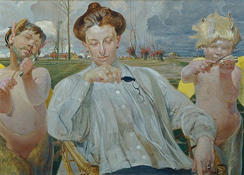 Die Frau des Künstlers, 1905, Jacek Malczewski