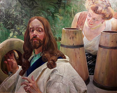 Jésus et la Samaritaine, 1909, Jacek Malczewski