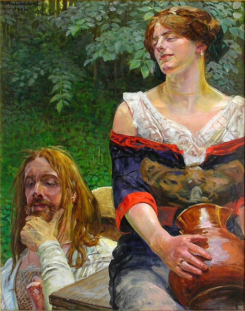 Jésus et la Samaritaine, 1912, Jacek Malczewski