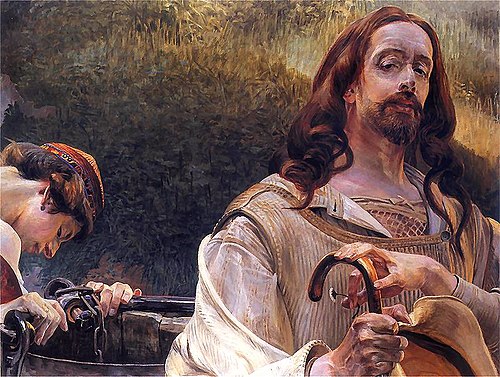Jésus et la Samaritaine, 1910, Jacek Malczewski