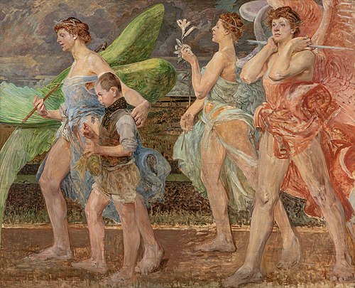 Tobias and the Angels., 1908, Jacek Malczewski