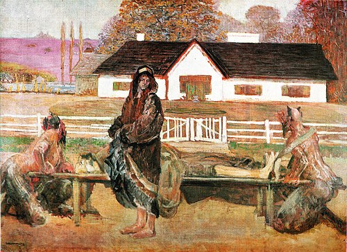 Powrót w rodzinne strony, 1911, Jacek Malczewski