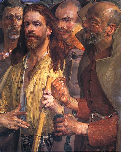 The Tribute Money, 1908, Jacek Malczewski