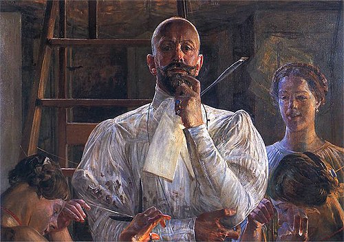 Pożegnanie z pracownią, 1913, Jacek Malczewski