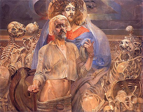 Proroctwo Ezechiela, 1919, Jacek Malczewski