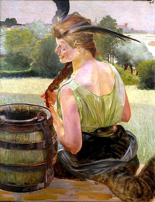 Poisoned well with a chimera, 1905, Jacek Malczewski