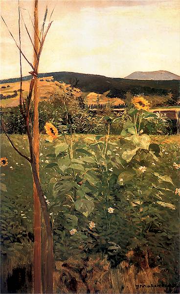 Słoneczniki, 1890, Jacek Malczewski