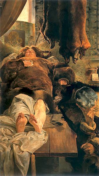 Śmierć Ellenai, 1907, Jacek Malczewski