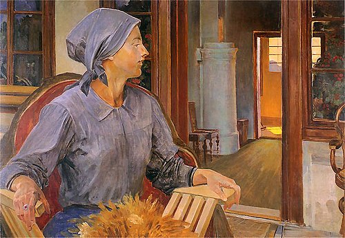 We dworze, 1920, Jacek Malczewski