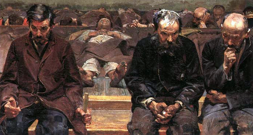 Na etapie, 1890, Jacek Malczewski