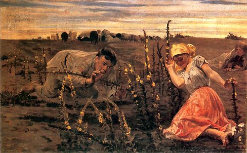Opętany (cykl Rusałki), 1887, Jacek Malczewski