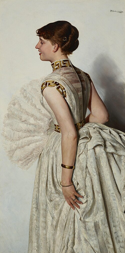 Portrait of the Fiancée, 1887, Jacek Malczewski