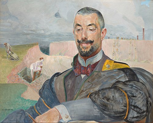 Portrait of Erazm Barącz, 1907, Jacek Malczewski