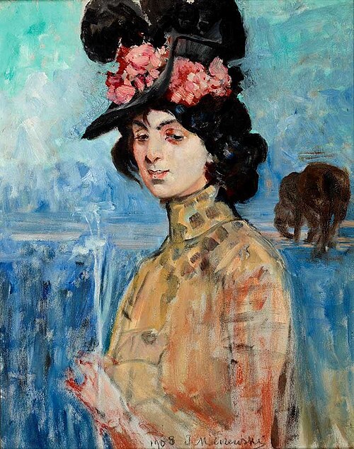 Portrait of Zofia Atteslander, 1908, Jacek Malczewski