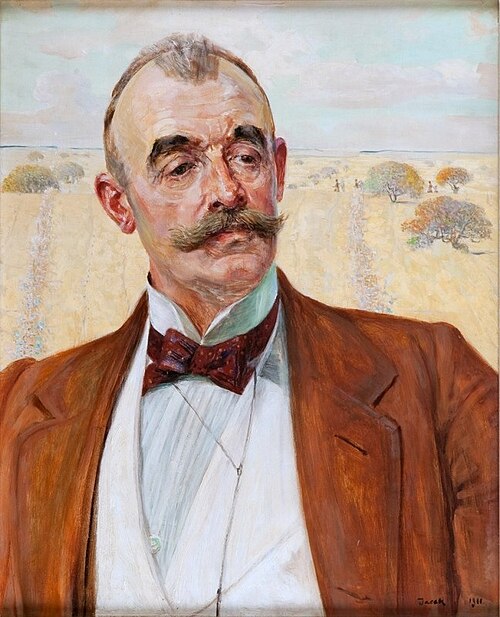 Portret Witolda Hausnera (1852-1925), 1911, Jacek Malczewski