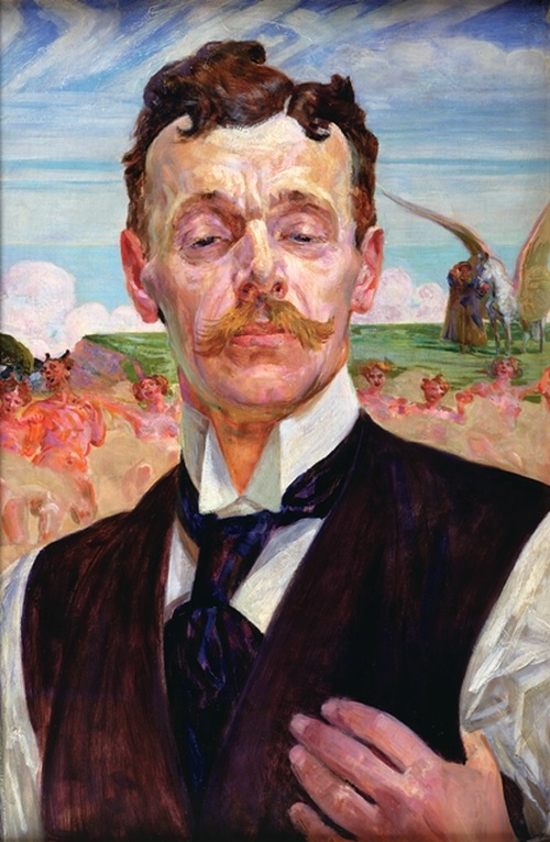 Portret mężczyzny, 1913, Jacek Malczewski
