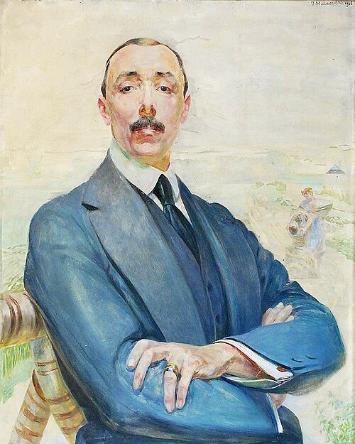 Portret Jana Albina Goetza Okocimskiego, 1916, Jacek Malczewski