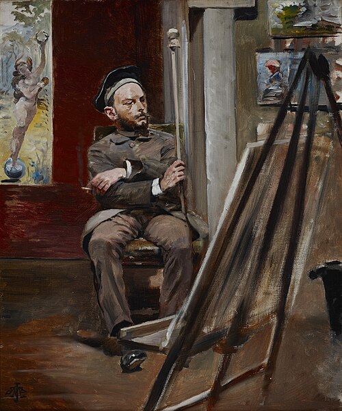 Portrait of Stanisław Tondos, 1893, Jacek Malczewski