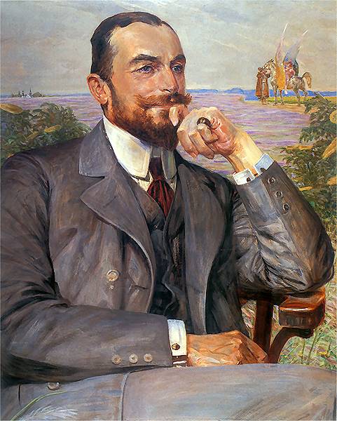 Portret Ludwika Żeleńskiego, 1912, Jacek Malczewski