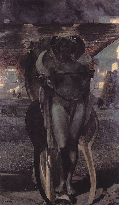 Thanatos II., 1899, Jacek Malczewski