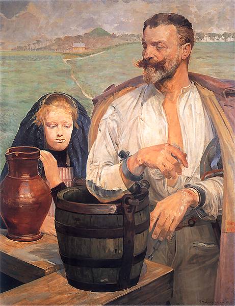 Zatruta studnia III, 1905, Jacek Malczewski