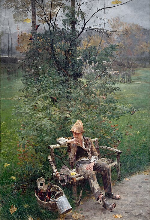 A Painter's Apprentice, 1890, Jacek Malczewski