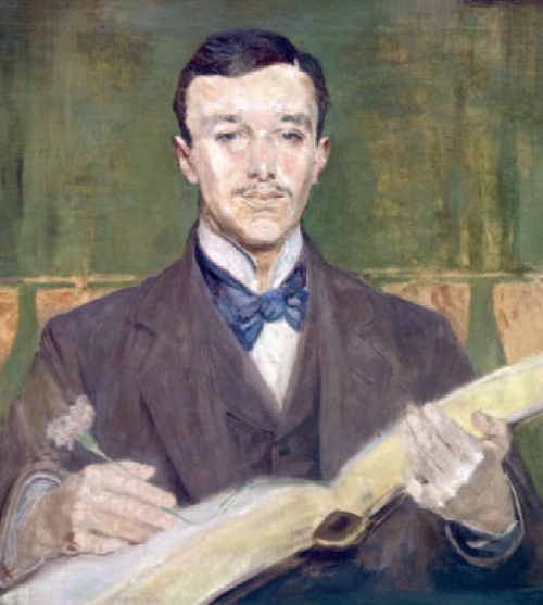 Portret Karola Potkańskiego, 1900, Jacek Malczewski