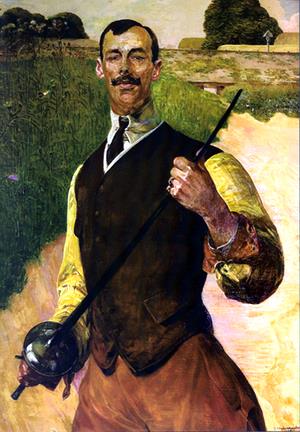 Fencer, 1908, Jacek Malczewski