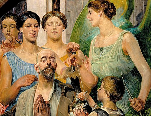 Tobias and the Parks, 1912, Jacek Malczewski