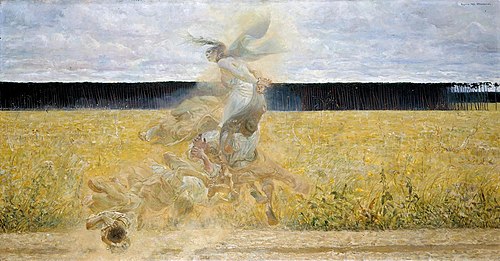 In the cloud, 1894, Jacek Malczewski