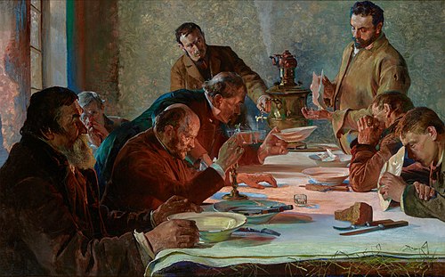 Christmas Eve in Siberia, 1892, Jacek Malczewski