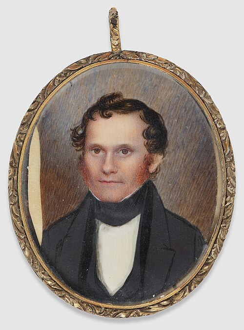 Portrait of a Man, 1835, Alvan Clark