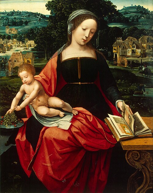 Vierge à l'Enfant, 1530, Maître des demi-figures