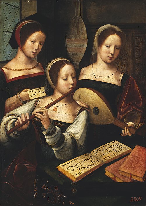 musiciennes, 1530, Maître des demi-figures
