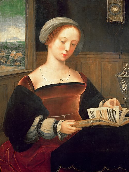 Sainte Madeleine lisant, 1525, Maître des demi-figures