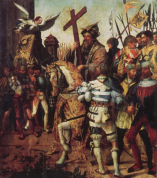 Imperador Heraclio com a Santa Cruz, 1522, Cristovao de Figueiredo
