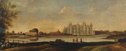 Richmond Palace, 1640, Wenceslas Hollar