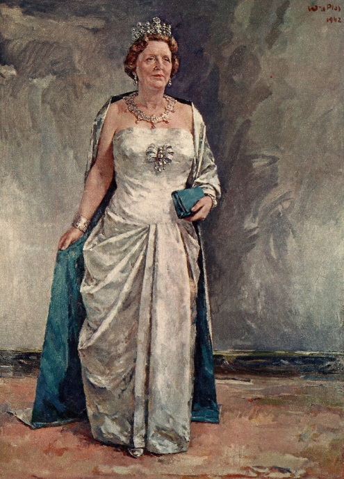 Staatsieportret van H.M. Koningin Juliana voor de gemeente Best, 1962, Wim van de Plas