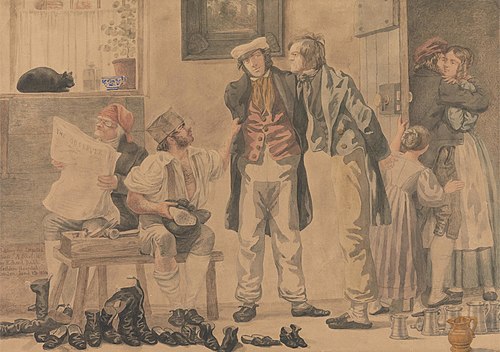 Settling the Disputed Point, 1854, Richard Dadd