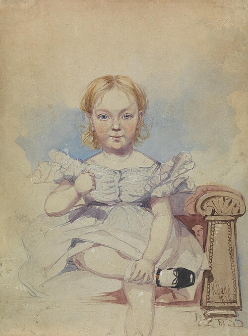 Portrait of a Girl, 1838, Richard Dadd