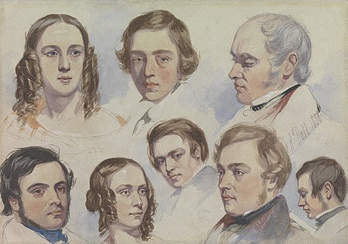 Family Portraits, 1838, Richard Dadd