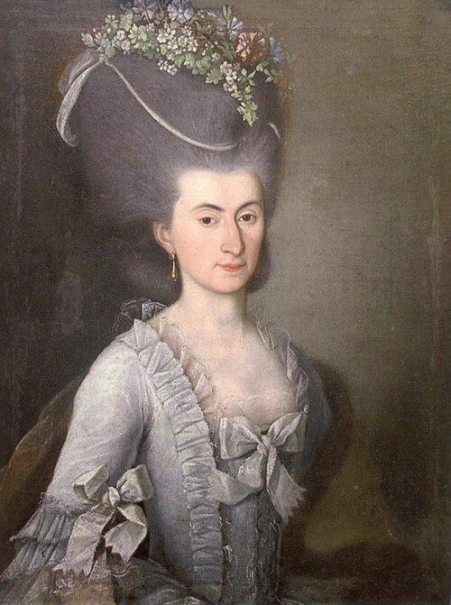 Portrait d'une dame, 1780, Józef Chojnicki