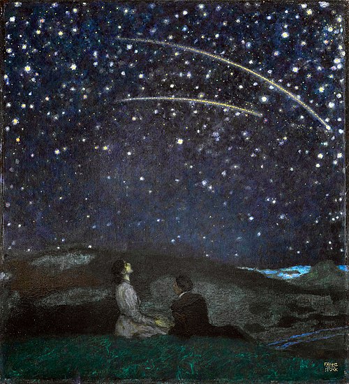 Falling stars, 1912, Franz von Stuck