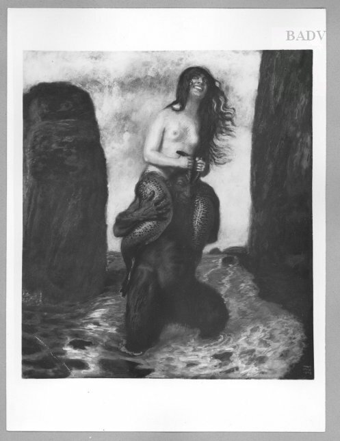 Rape of a maremaid, 1902, Franz von Stuck