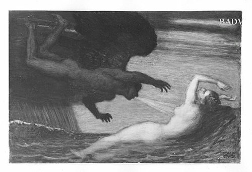 Wind + wave, 1903, Franz von Stuck