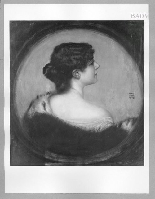 Portrait of a lady, 1902, Franz von Stuck