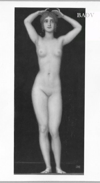 Weiblicher Akt, Venus, 1888, Franz von Stuck